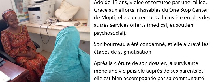 #Mopti au #Mali, 1 survivante de #VBG satisfaite de sa prise en charge par le #OneStopCenter avec @Unfpamali <a href="/eugene_kongnyuy/">Eugene Kongnyuy</a> <a href="/MaliAfriyan/">AfriYAN Mali</a> <a href="/UNFPA_WCARO/">UNFPA WCARO</a> <a href="/mabinguengom1/">Mabingue Ngom</a>  <a href="/MbarangaUN/">Mbaranga Gasarabwe</a>. Son récit 👇