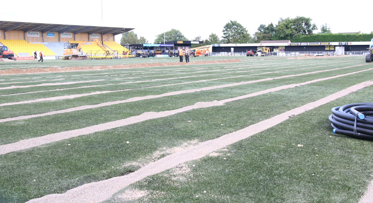 WetherbyRoad's tweet photo. 📸 | Progress after week one of laying our new grass pitch...

#ProudToBeTown https://t.co/1munPvkN0u