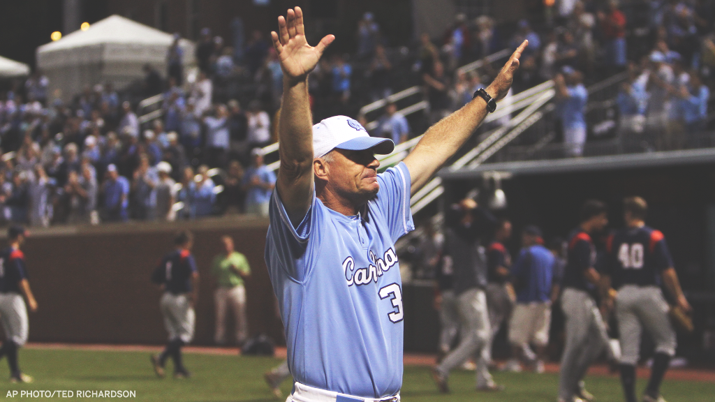 accnetwork's tweet photo. - 1,487 career wins
- 7 CWS appearances
- 3 @ACCBaseball Tourney titles
- 15 1st-round / supplemental @MLB draft picks at UNC

Today, @DiamondHeels' Mike Fox announced his retirement. What a career 👏 https://t.co/IbOpxLRu9s