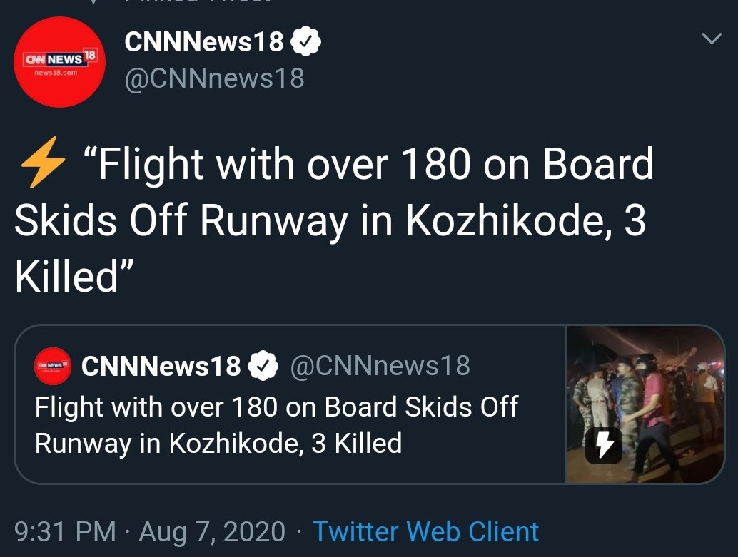 themagicngo's tweet photo. Sad and shocked to read about flight crash incident in Kozhikode.
My deepest condolences to the families of the persons, who lost their lives during this incident.
Also, praying for speedy recovery of injured passengers and staff as well.
- Tanmay Shukla (Founder, themagicngo) https://t.co/pm5HCVKt7c