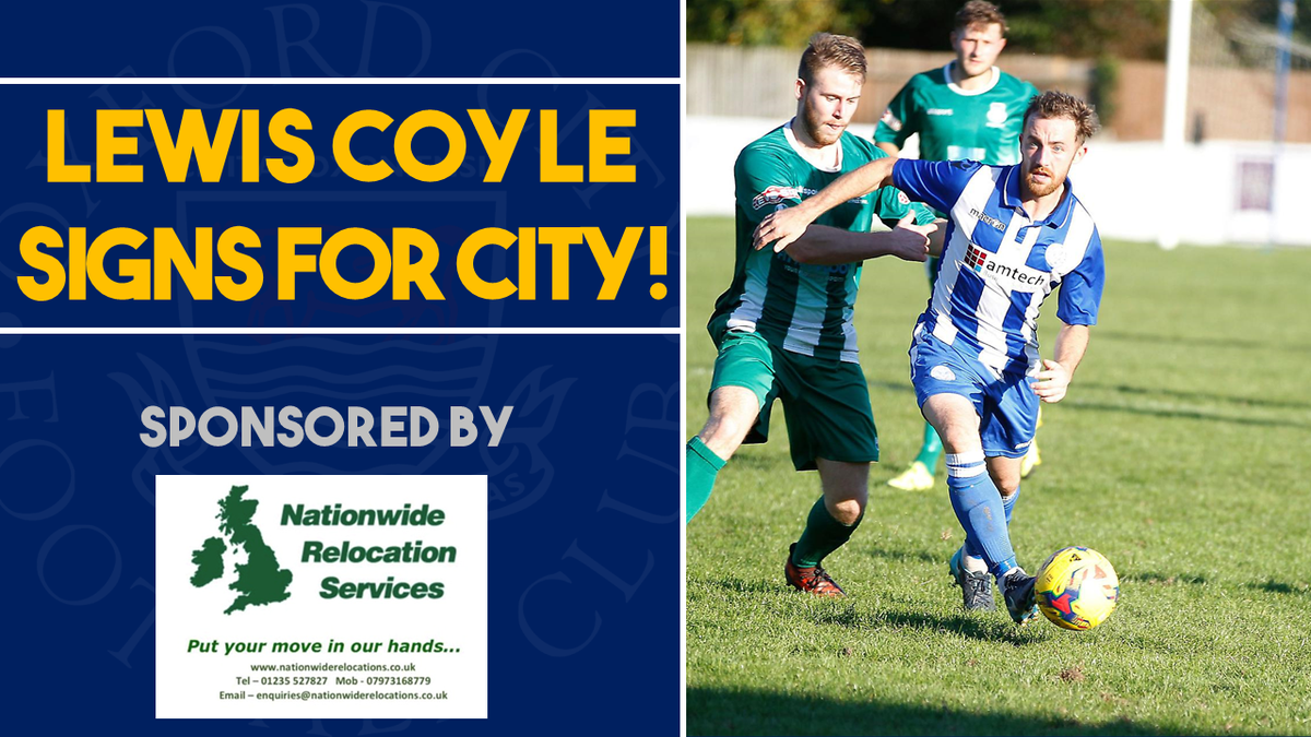 OxCityFC's tweet photo. LEWIS COYLE SIGNS FOR CITY!

We are delighted that Lewis Coyle (@Coyley7) has joined the club ahead of the 2020/21 season!

https://t.co/tWzqgoE6Zq

#City1882 #Hoops #Oxfordshire https://t.co/aKxMyiGaz2