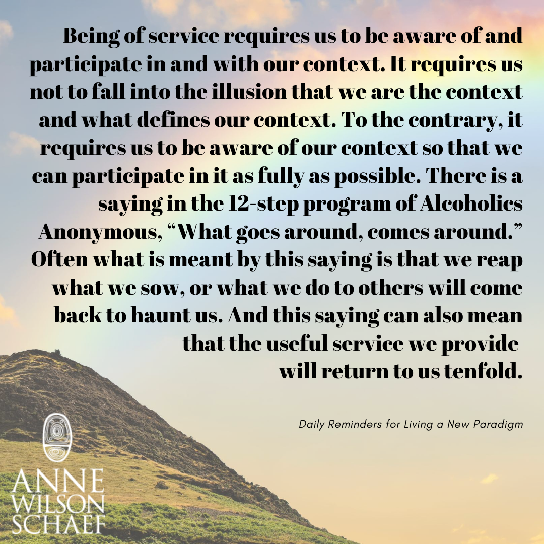 AnneWSchaef's tweet photo. #service #reapwhatwesow https://t.co/GCYpIb7CXK