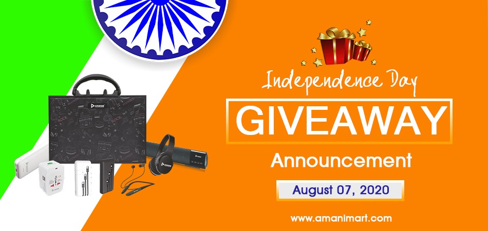 🇮🇳 Independence Day Giveaway 🇮🇳

We will be giving away a personalized mobile accessory to one lucky winner on the occasion of Independence Day 🇮🇳🎉
Click the link and read caption to participate👉instagram.com/p/CDmD-aShVK5/…

#contestalert #Contest #IndianContest #IndependenceDay