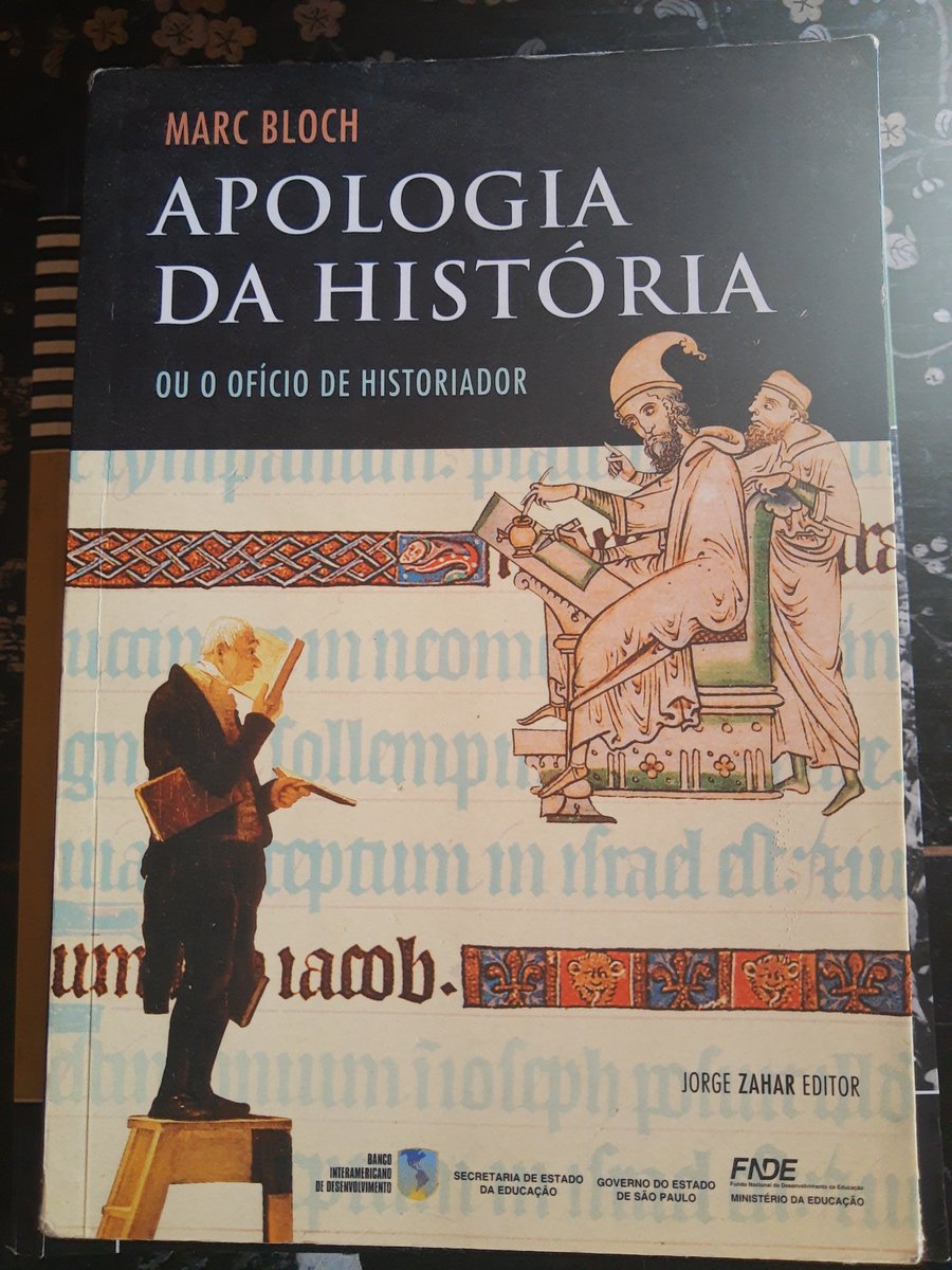 MEUS LIVROS - ThreadNessa Thread vou mostrar os livros q eu tenho. Primeiro começar com Marc Bloch, esse livro é a bíblia da historiografia. "Praq serve o historiador", ou "praq serve o estudo de história" ou até mesmo "oq é história", é nesse livro que tu encontra as respostas