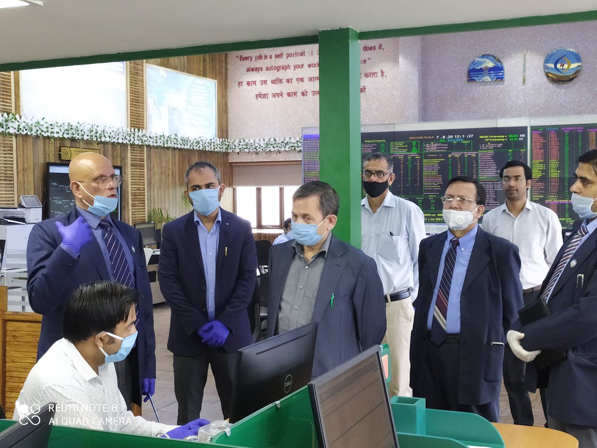HPSLDCShimla's tweet photo. Visit of Sh. S. K. B. S. Negi, Hon'ble Chairman, Himachal Pradesh State Regulatory Commission at Himachal Pradesh State Load Despatch Centre, Shimla on 7th August, 2020 https://t.co/QcCZqtrEHJ
