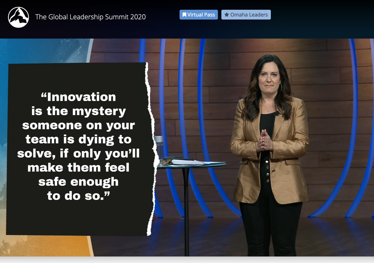 We are on to Day 2...and I couldn't wait to hear <a href="/LysaTerKeurst/">Lysa TerKeurst</a> This definition has me thinking... #GLS20 #OmahaGLS #OmahaLeaders