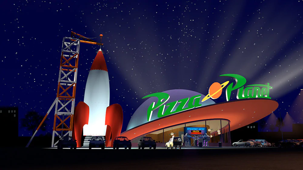 Who else remembers the old pizza planet? 🍕🌕 #roblox #bloxburg #pizza