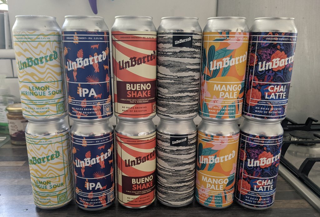 Epic selection of @UnBarredBrewery beers for this weekend 👌

Thank you @heybennoble
& @radioreverb! 🍻