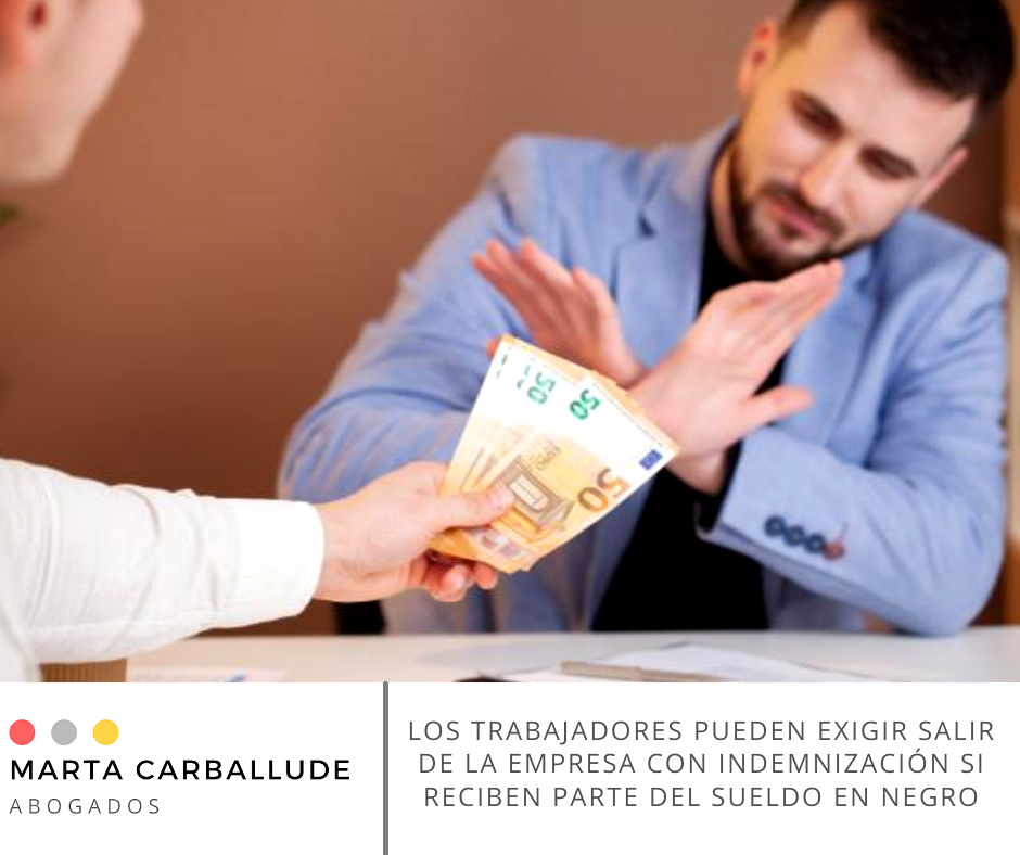 CarballAbogados's tweet photo. Si pagas parte del salario en B a tus trabajadores estos pueden solicitar la extinción indemnizada de su contrato de trabajo 👉https://t.co/Vz1QfyaDln 
#derecholaboral #salarios #nominas #trabajo https://t.co/VCb48fY0qn