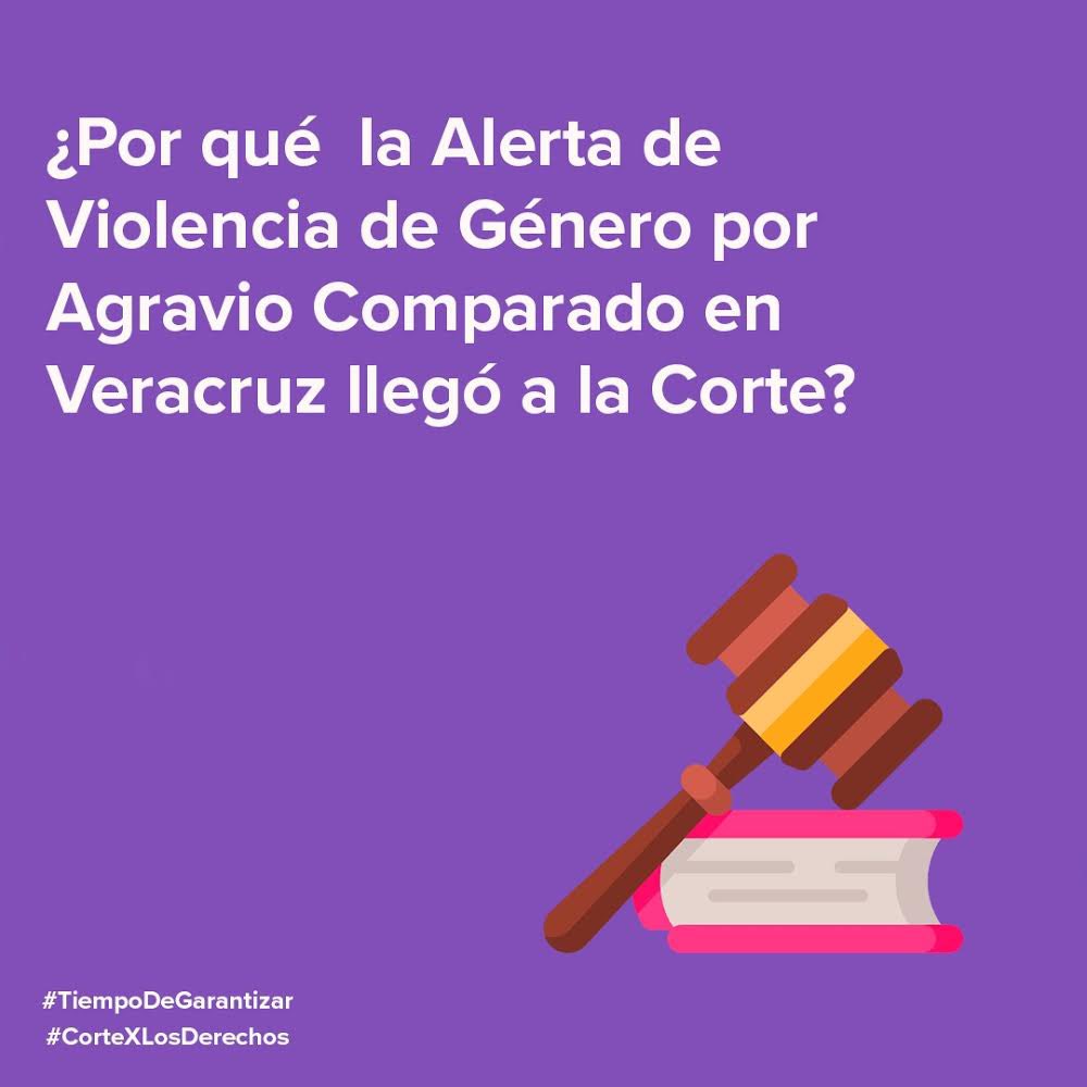 MexfamAC's tweet photo. 🔉¿Por qué la Alerta de Violencia de Género por Agravio Comparado en Veracruz llegó a la Corte? 🔉
#TiempoDeGarantizar
#CorteXLosDerechos https://t.co/G2i5xwyCvN