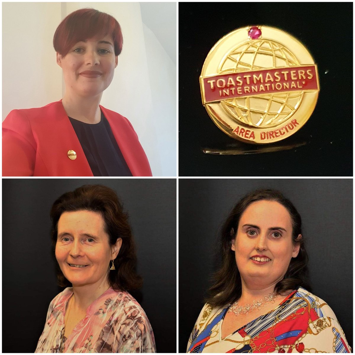 Introducing Division A  - Area 23 Director Krystal Long  Cork Toastmasters and Assistant Area 23 Directors Patricia Radley President of Cork Toastmasters Club and Anita Howard Cork Douglas Toastmasters for 2020/2021. We are looking forward to supporting all clubs and members.
