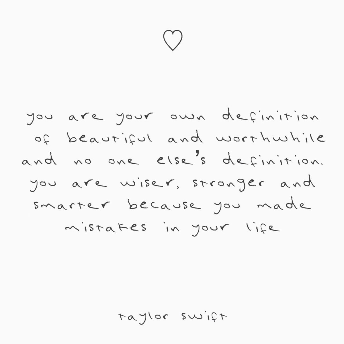 a thread of reminders from taylor swift herself 