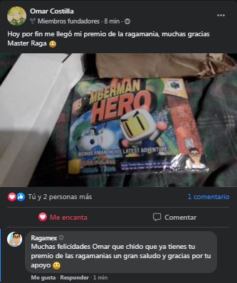 Ragamex64's tweet photo. Omar Costilla ganador de las Ragamanias del episodio 74 del Random Game Time ya tiene su regalo gamers, muchas felicidades Omar, muchas gracias por participar en las dinámicas y por todo tu apoyo de siempre al canal, un gran saludo gamers :) #regalo #randomgametime #ragamex https://t.co/iPdypRYF2k