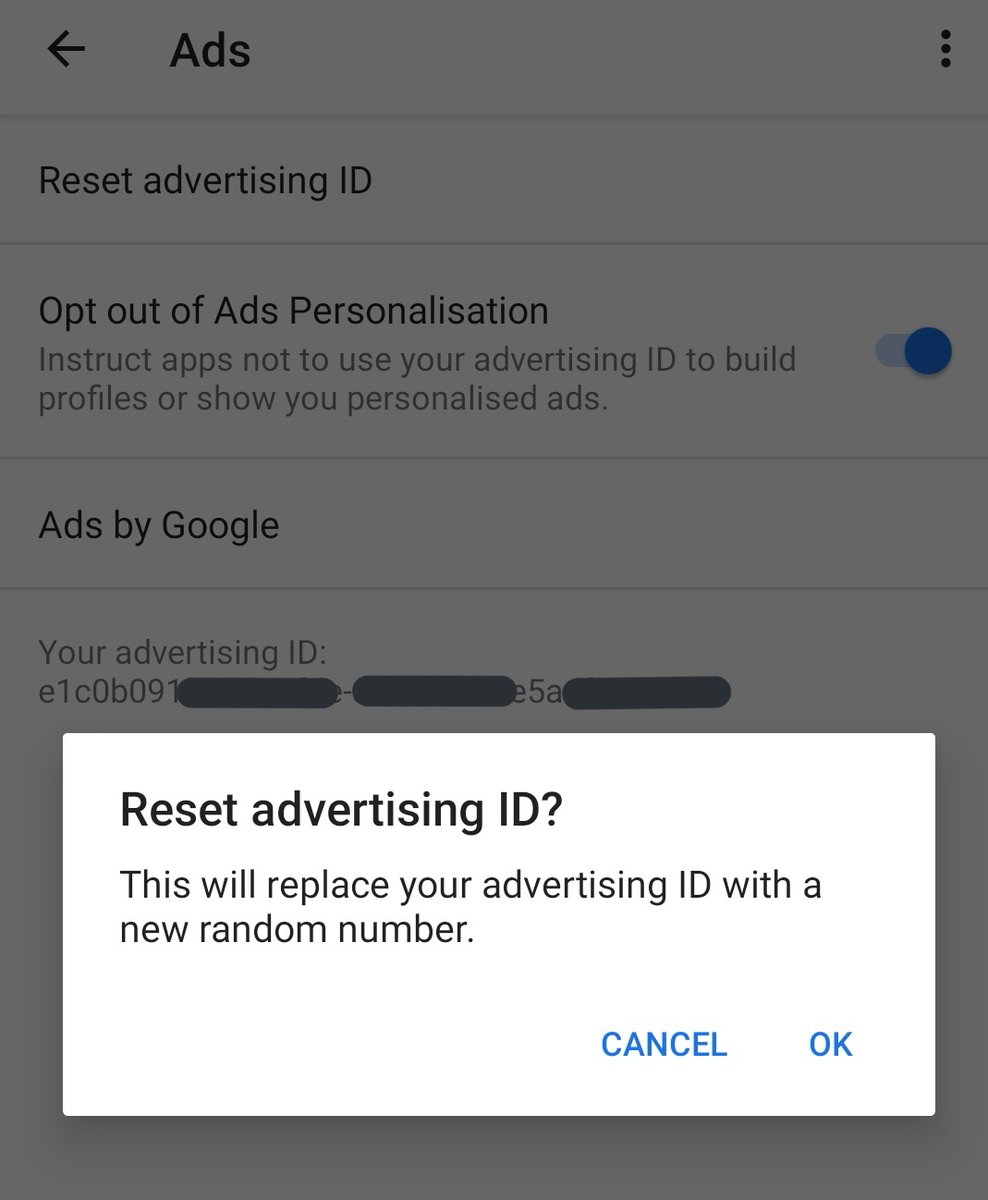 இந்த Advt ID ஒரு Resettable ID. So,என்னதான் Google உங்க Activities Base பண்ணி ஒரு Profile Create பண்ணி வச்சிருந்தாலும்,இதை Reset பண்றது மூலமா,உங்களுக்கு வேறஒரு புது ID Assign ஆகிடும். எல்லாமே மறுபடியும் முதல்ல இருந்து தான் Start ஆகும்.இது மூலமா Targeted Ads ஐ தவிர்க்கலாம்.
