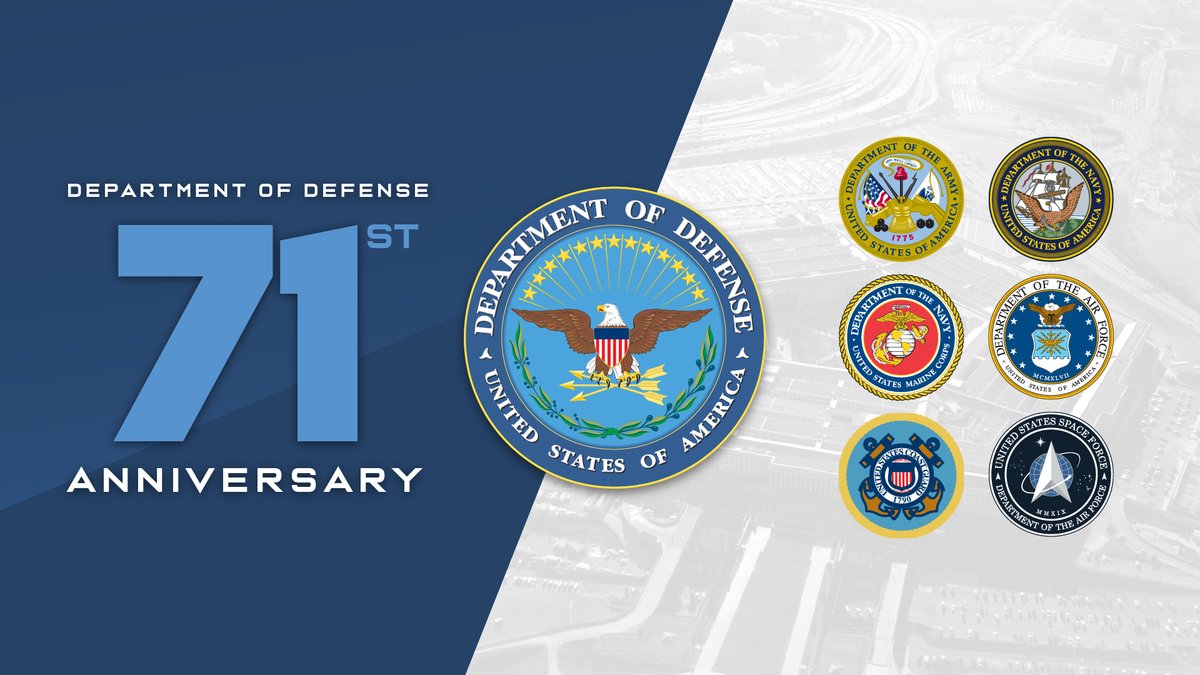 DOD 71st anniversary graphic