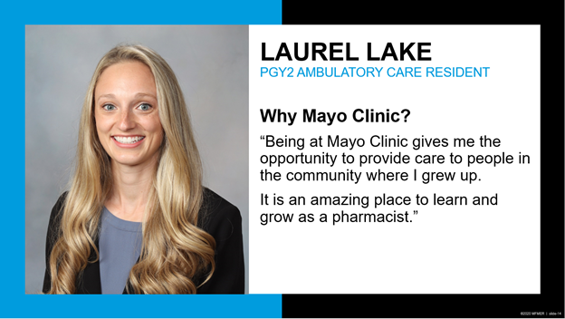 MayoPharmRes's tweet photo. Laurel Lake (@laurel_pharmd)
PGY2 Ambulatory Care Pharmacy Resident
🏠Hometown: Kasson, MN
🎓PharmD @UWArtsSciences
💊PGY1 @CheyenneVAMC
Interests: chronic disease management, polypharmacy, geriatrics https://t.co/HfvLFUeXVh