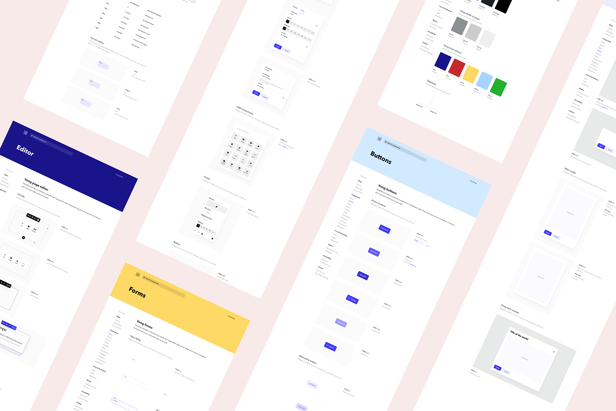 Voog Design System - Built on Figma