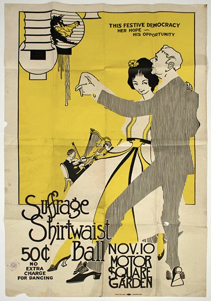 HistoryCenter's tweet photo. Billed as “the Most Democratic Fete ever attempted in Pittsburgh,” the Equal Franchise Federation held its Suffrage Shirtwaist Ball more than one hundred years ago in November 1916. Learn more: https://t.co/N8yP1RIOQK #ArchivesGetsTheVote https://t.co/psfoCBosgD