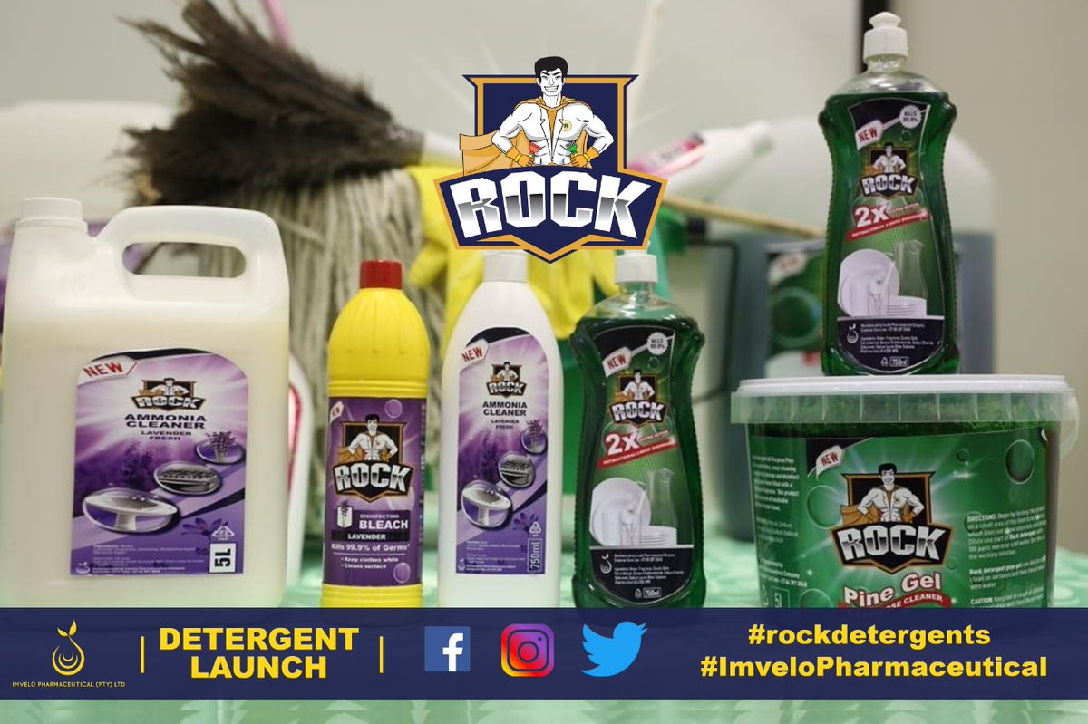 ImveloPharmacy's tweet photo. Rock #rockdetergents #cutthroughgrease #cutthroughdirt #AlldonebyProphetUZwiLeZwe https://t.co/b0nkWfwIRs