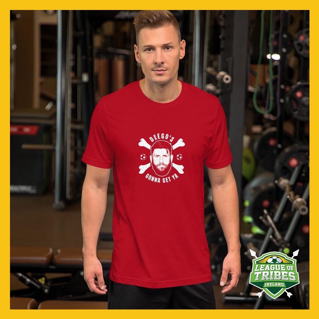 LeagueOfTribes's tweet photo. Shels fans 🚨 Put the fear of death into your opponents with our latest Gary Deegan-inspired design: https://t.co/8AmzUP7swc https://t.co/YZX5kik5xf