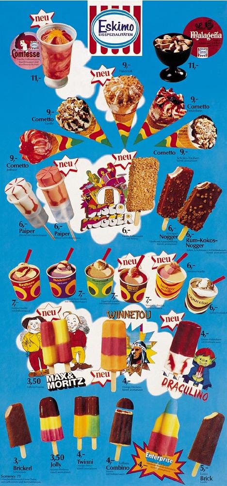 The ice lollies of Austria: I'll have a Draculino please!