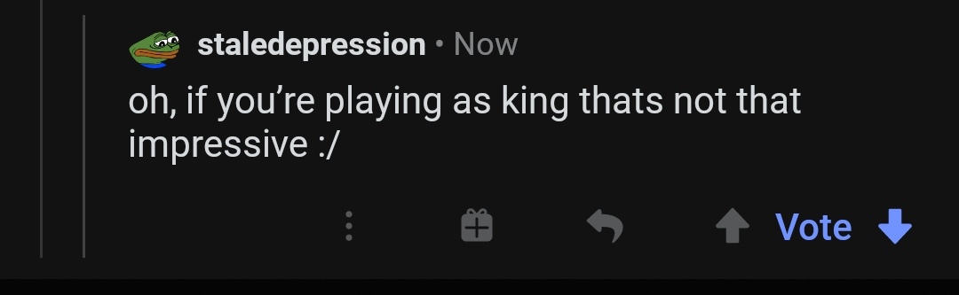 Vigilax3's tweet photo. Note to self: never post a video game accomplishment to reddit, they WILL go potty in their diaper https://t.co/VGPQtEJ8Zd