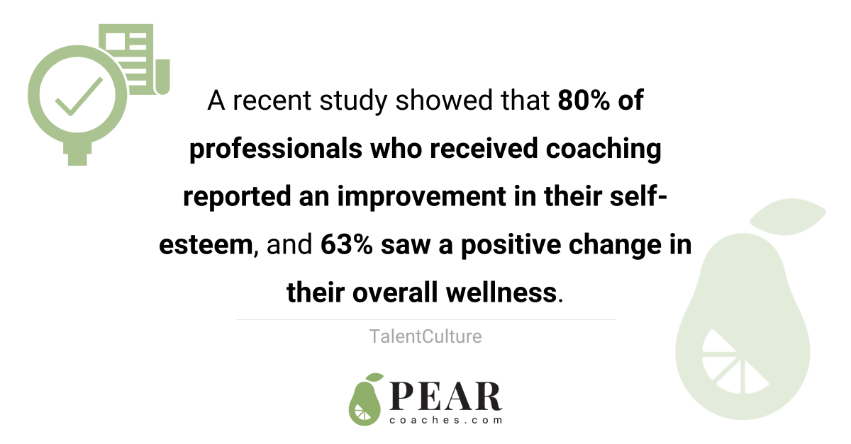 PearCoaches's tweet photo. A recent study showed that 80% of professionals who received coaching reported an improvement in their self-esteem, and 63% saw a positive change in their overall wellness.

#PearCoaches #FactFriday #businesscoaching #professionaldevelopment #personaldevelopment https://t.co/ICehE28LS1
