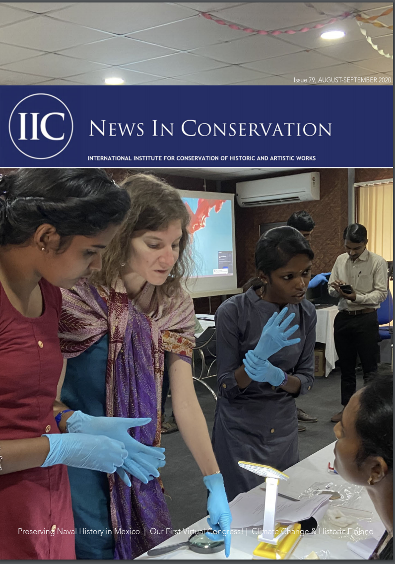 artycare's tweet photo. News in Conservation, Issue 79, August-September 2020 https://t.co/WdWJnlRh4X https://t.co/mDPvZqFS6o