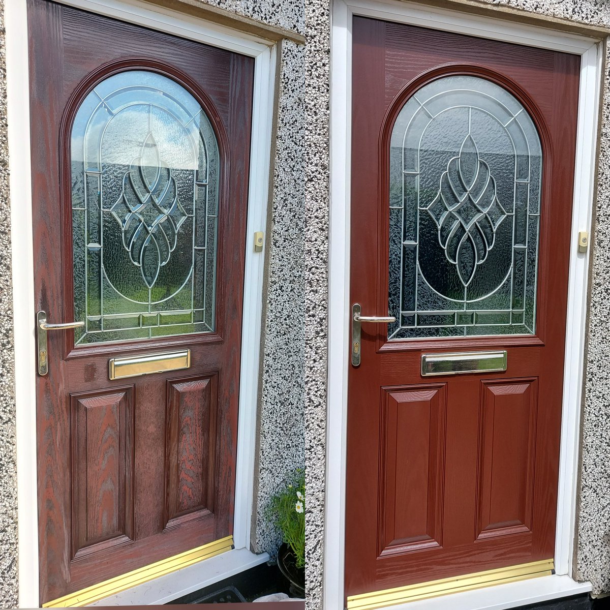 Great to be on Anglesey in this weather no beach time though as this front door needed some attention #nwalessocial #anglesey