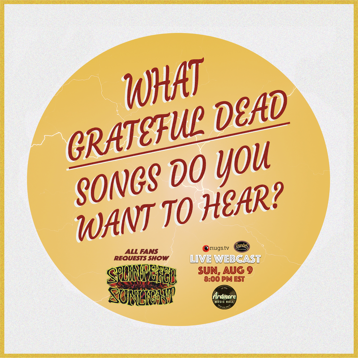 ArdmoreMusicPA's tweet photo. #SplinteredSunlight will open up this Sunday's LIVE webcast with #DaysBetween, #EasyWind and #TheMusicNeverStopped ⚡️💀🌹 Tipthe handles below with your song choice in the transaction notes to hear it live!
-
Venmo: @Splintered-Sunlight
PayPal: Booking@Splinteredsunlight.com https://t.co/Ol6w4cGDwK