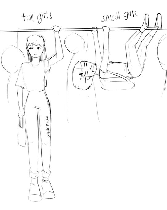 Rush hour,crowded buses, high handles ?
Tall vs small me ? 
