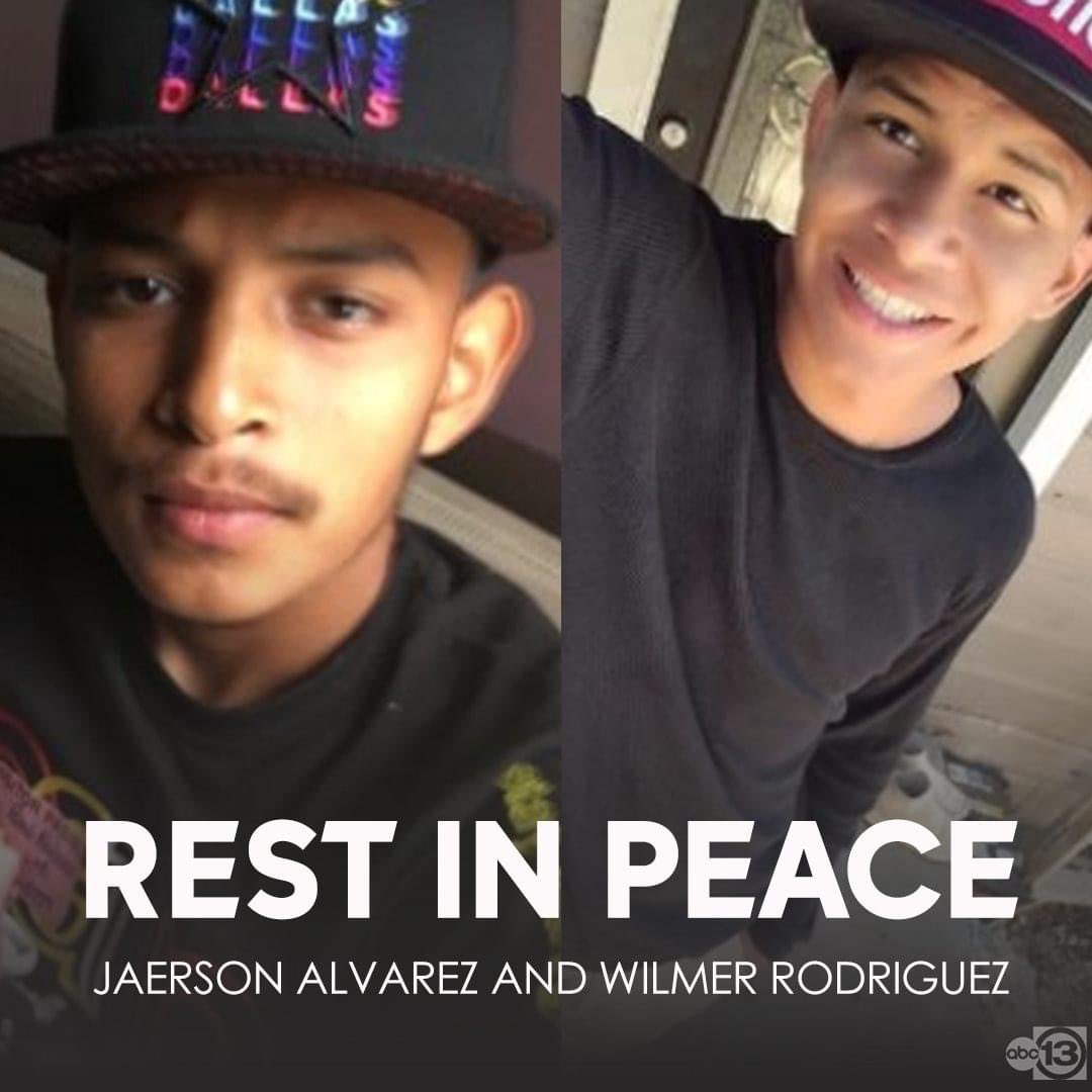 SteveCampionHTX's tweet photo. TEEN HEROES 🙏🏻 Jaerson Alvarez &amp; Wilmer Rodriguez drowned in the Trinity River last weekend while trying to rescue a 5-year-old girl, who was in distress while swimming. The girl was pulled to safety. Details here -> https://t.co/Uh33ZCycvA. #abc13 #hounews https://t.co/QwHwgHLx0h