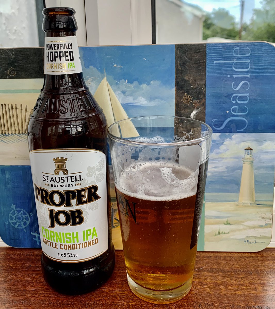 Apparently it’s #properfriday so it’s got to be <a href="/properjobale/">Proper Job Ale</a> #worldbeerday <a href="/StAustellBrew/">St Austell Brewery</a> #wannabeambassador <a href="/hwalmond/">Howard Almond</a>
