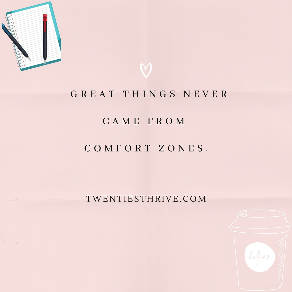 twenties_thrive's tweet photo. With new content coming out soon and a new and improved website being published in the next few days- we here at twentiesthrive wanted to share one of the quotes that helps to drive us. #thrivemindset #WomeninBusiness #businessgoals https://t.co/fyv86RwDKn