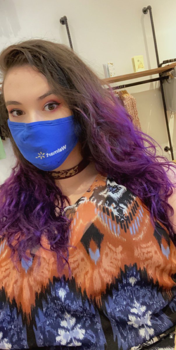 alliburk18's tweet photo. The most experimental hair I’ve ever done, tried blending black into purple and the black is a little light, but I’m happy with it https://t.co/rw9z2potFW