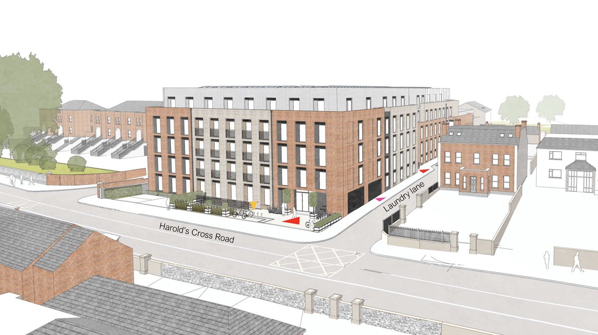 There’s a disused building near my house in Harold’s Cross that’s set to be redeveloped. I was assuming apartments and maybe some mixed-use retail space. Nope.It’s a 174-bedroom "co-living" complex. I just had a look at the plans. Judge for yourself. 1/