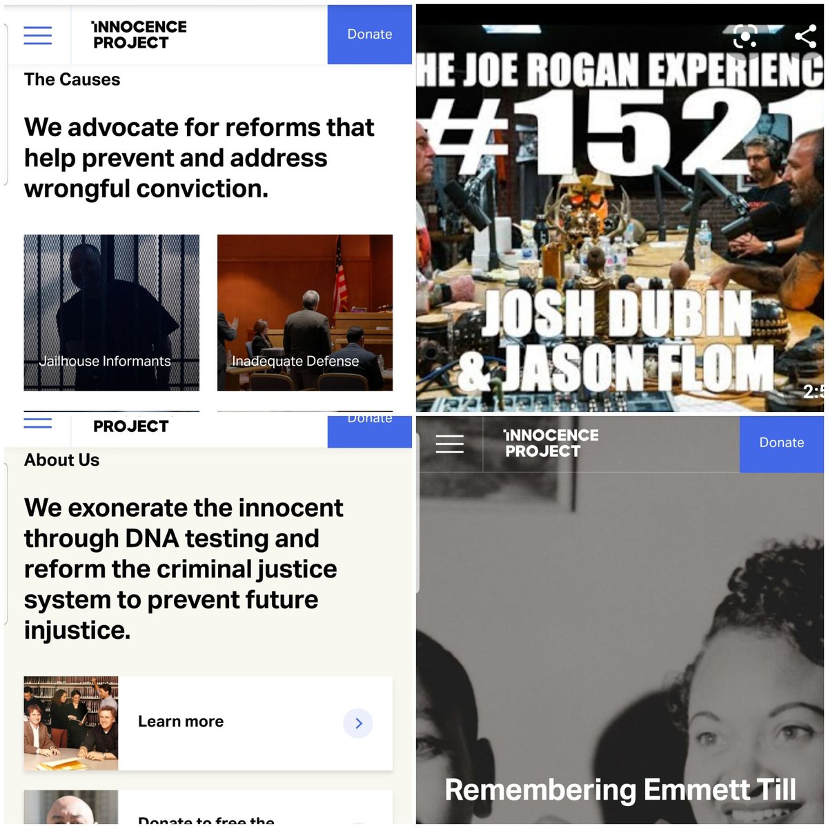GDUB666's tweet photo. #innocenceproject #JoeRoganExperience #JoeRogan #jasonflom #joshDubin #wrongfulconviction Go here to help assist a great chance in the defense of the innocent and wrongfully convicted. Time to change the Judicial system.. https://t.co/awTiJfJodv
