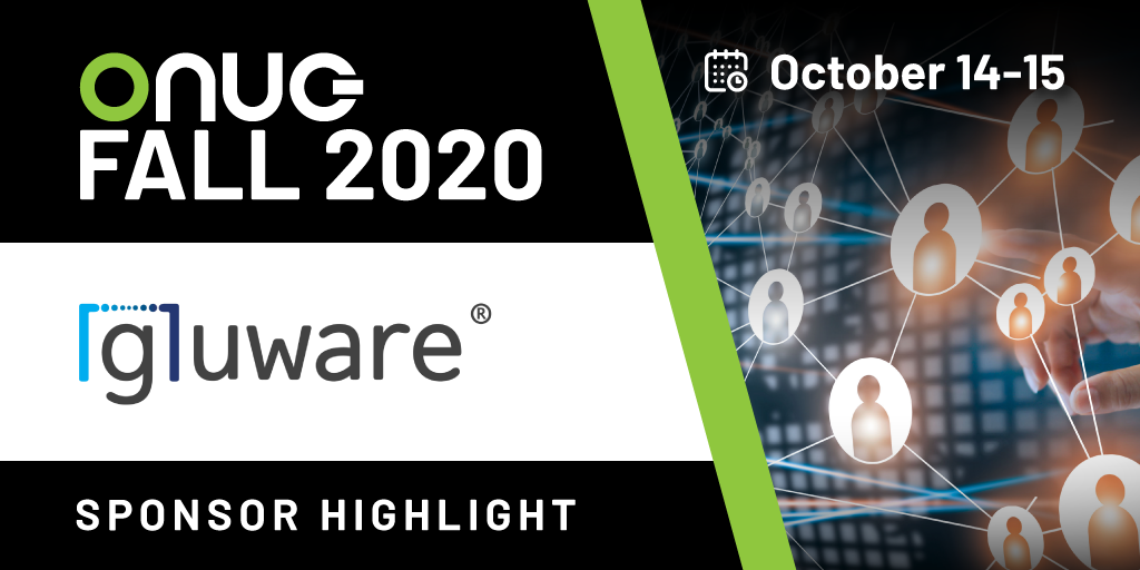 ONUG events would not be possible without our sponsors. 

Thank you <a href="/gluwareinc/">Gluware, Inc.</a> for your continued support of the ONUG community!

Registration for #ONUGFall20 is open! 

Learn more about the event and register FREE here: ter.li/lob10x #enterprisecloud #IT