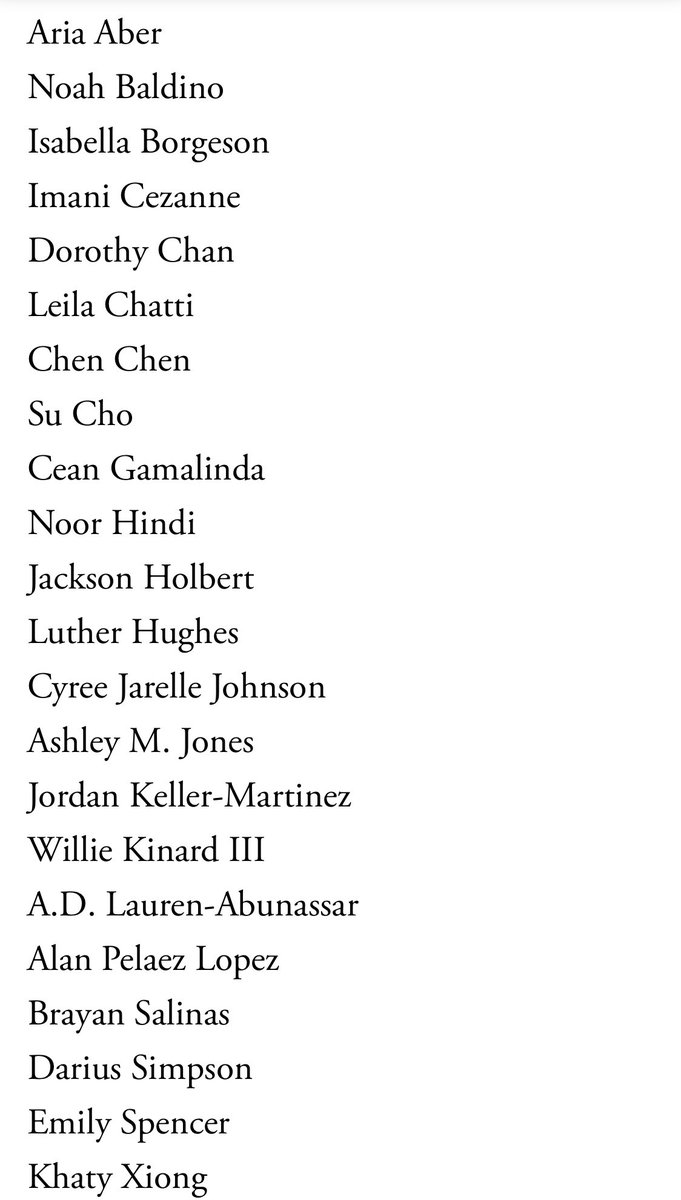 luexhughes's tweet photo. You’re favorite Lue is a finalist for this year’s RL alongside some fire ass poets. I mean @AriaAber @noahbaldino @dorothykchan @laypay @chenchenwrites @MyNrhindi @cyreejarelle @ashberry813 @WillieKinardIII and more. Geez! Congrats poets! https://t.co/v9rHxwR6E9