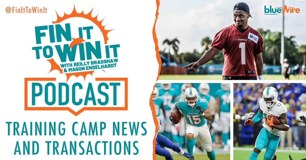 🚨New Episode🚨

Training camp is underway and the news is coming in hot. We discuss #Dolphins players who have decided to opt out this season, the ever-changing COVID-19 list, and Tua taking the field. #FinsUp

Apple: apple.co/3kmOCg6
Spotify: spoti.fi/3gDbLIT