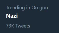 When you try to explain to your family what's going on in Portland.