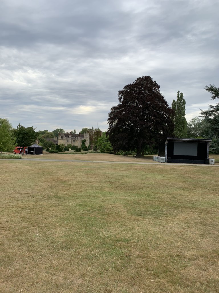 #anneofthethousanddays #summercinema @hevercastle so happy to launch our first outdoor cinema this evening ☺️ the team have worked so hard to get this set up in record time.  Check out our website for the rest of the film program