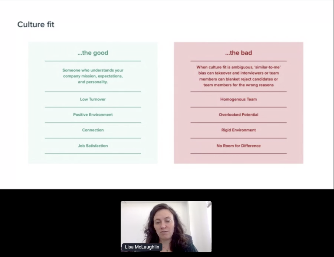 DBouis's tweet photo. and sharing on #CultureFit and addressing #bias @intermittenconf https://t.co/vUJbT4aNgE