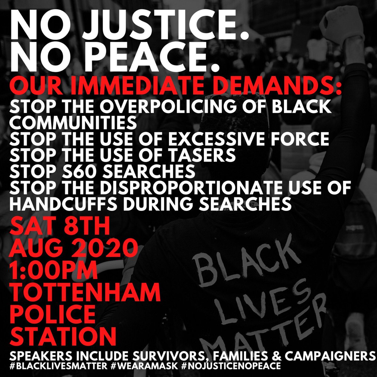 This is why we are demonstrating tomorrow #BritishPoliceAreRacistPolice #NoJusticeNoPeace #Colindale #Tottenham #OneStruggleOneFight