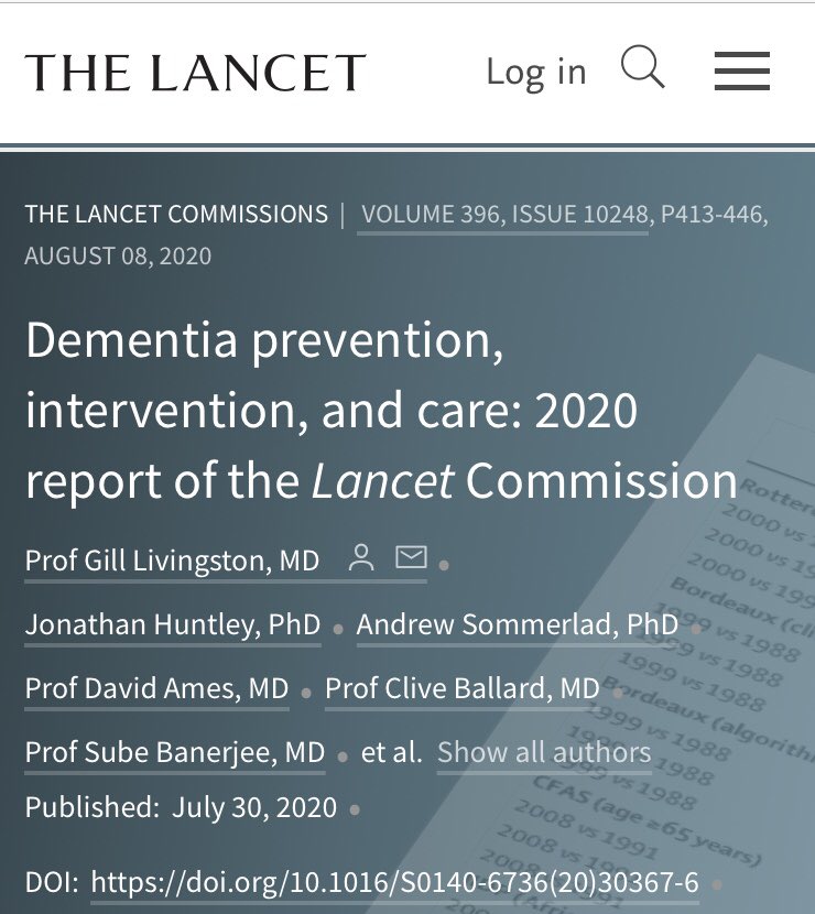 lasneuro's tweet photo. #DeInterés❗️#prevención #demencia 🧓👴👨‍🦳              #thelancet #neurology #neurologia #neurotwitter #demencia                                         👉👉👉link https://t.co/VuL7xMety5                         #buenfine🌟 https://t.co/SaZBO0GFlo