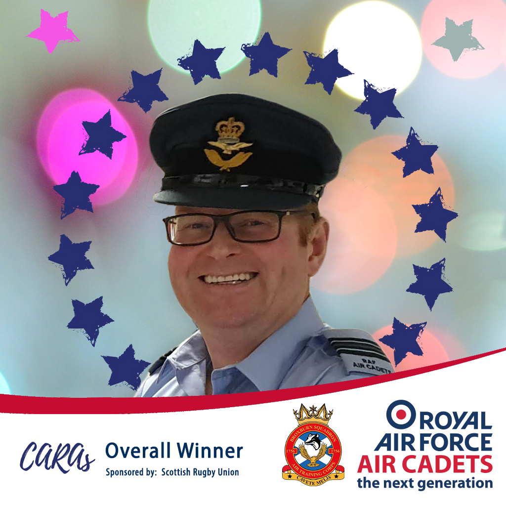 Congratulations to our OC Flt Lt Grahame Kirsopp Overall Winner at the inaugural CARA Awards.  Well Done Sir! Of course we think it was never in doubt!
@OC_1756 <a href="/Lowland_RFCA/">Lowland RFCA</a> <a href="/SESCOTWING/">South East Scotland Wing</a> 
#caras #noordinaryvolunteer #RFCA