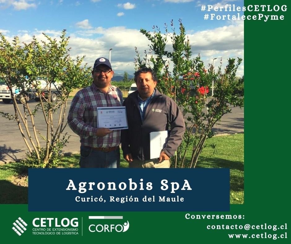 CETLOGChile's tweet photo. #PerfilesCETLOG Saludamos y agradecemos a Agronobis SpA de la Región del #Maule por aceptar el desafío y avanzar en la #digitalización de sus procesos para ser más competitivos a través de #CETLOG @Corfo @CorfoMaule
#FortalecePyme 💪 https://t.co/vlKz9TqMyO