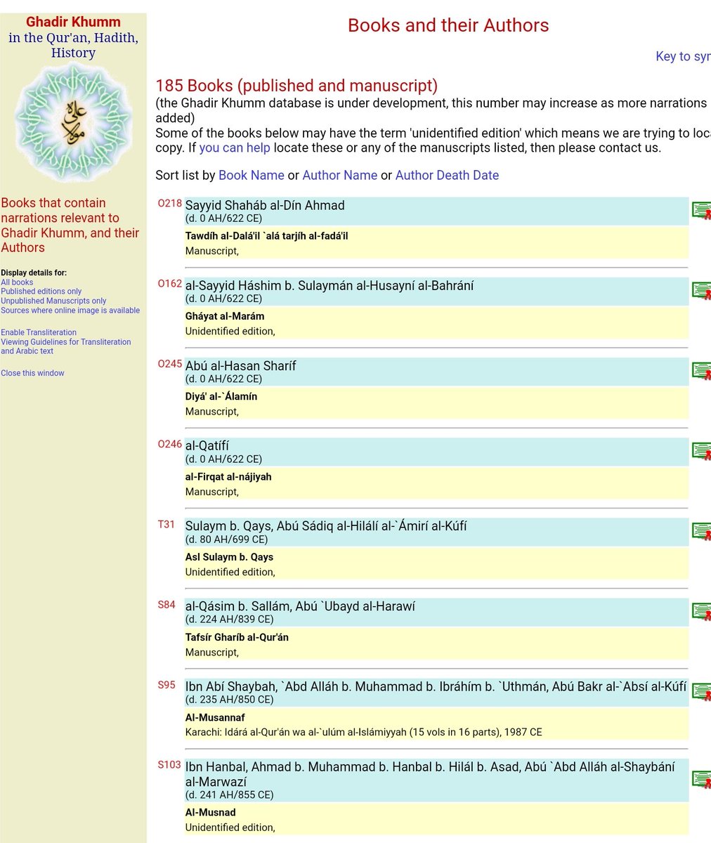 19. References  #LiveLikeAli‌Books containing narrations relevant to Ghadir Khumm  See the list of over 140 Books by  #Sunni scholars (both published editions and unpublished manuscripts). https://www.al-islam.org/ghadir/books.asp
