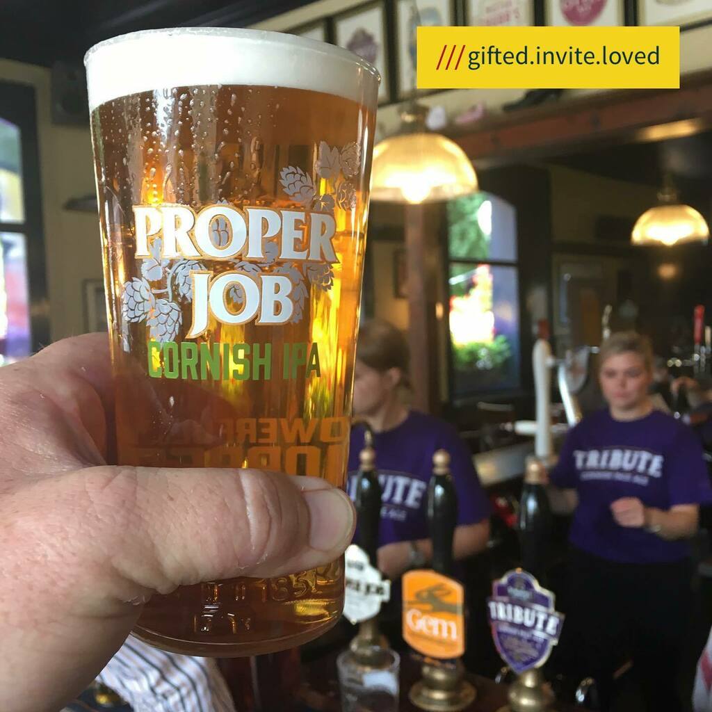 Should have been at @gbbf_official with the #ProperJobAmbassadors at ///gifted.invite.loved but I’ll be having a beautiful Cornish <a href="/properjobale/">Proper Job Ale</a> later for #ProperFriday - why not join us? #InternationalBeerDay #KnowExactlyWhere #what3words #ProperJob #Pr… instagr.am/p/CDmNTwiHM_M/
