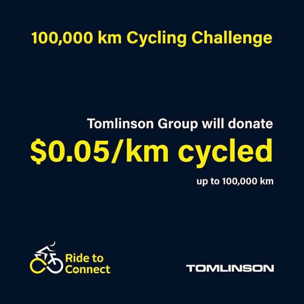 tomlinsongroup's tweet photo. We're supporting @ridetoconnect which provides technology access and skills for seniors in long term care homes.
You can sign up and join the ride at https://t.co/rPhczUVxAz
Every kilometer counts so get on your bike and #RidetoConnect! https://t.co/FrLsBnf2e4